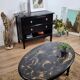 Black chest of drawers
