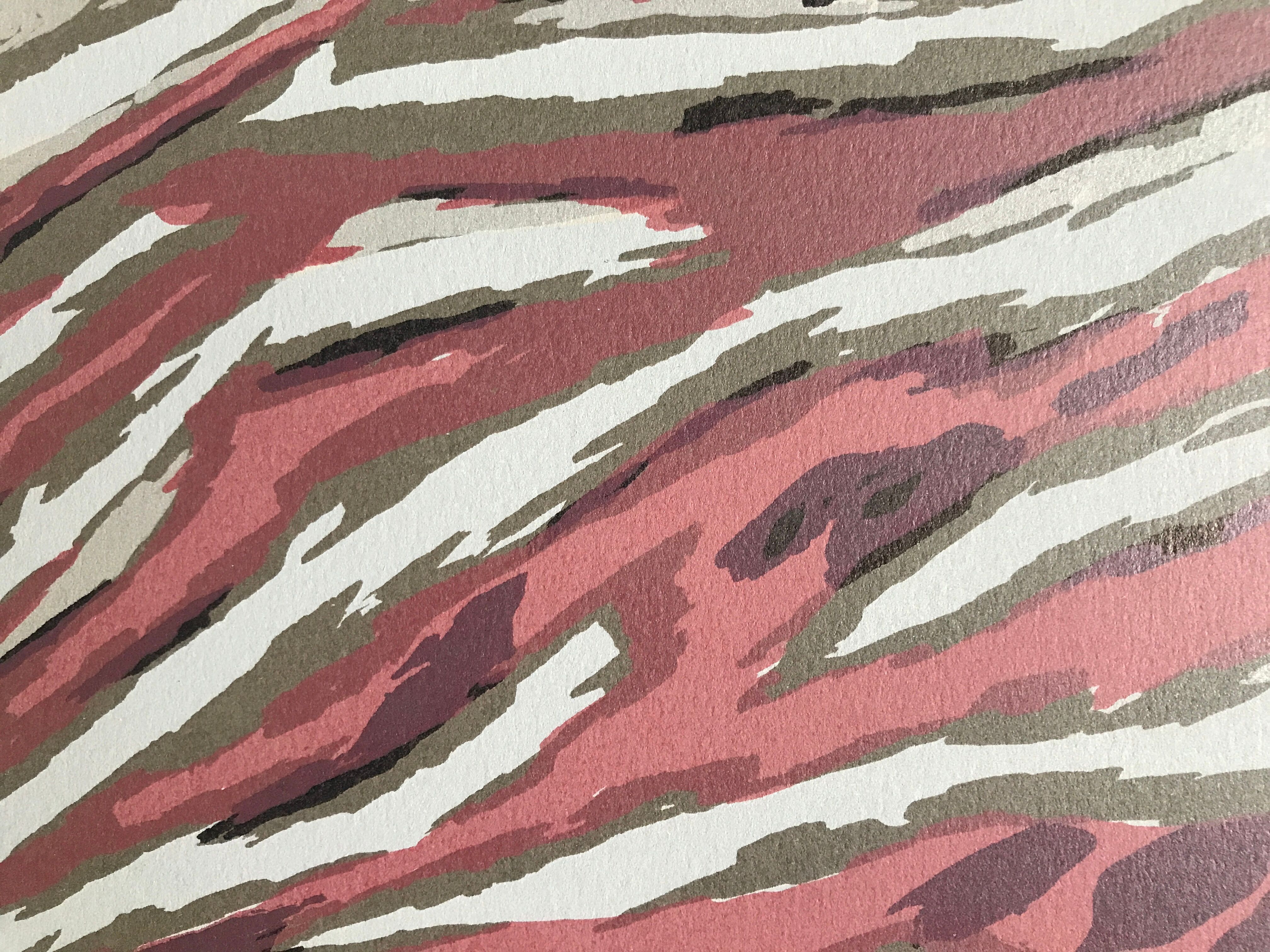 Original lithograph on Arches vellum by Raoul UBAC, Terrassements, 1978