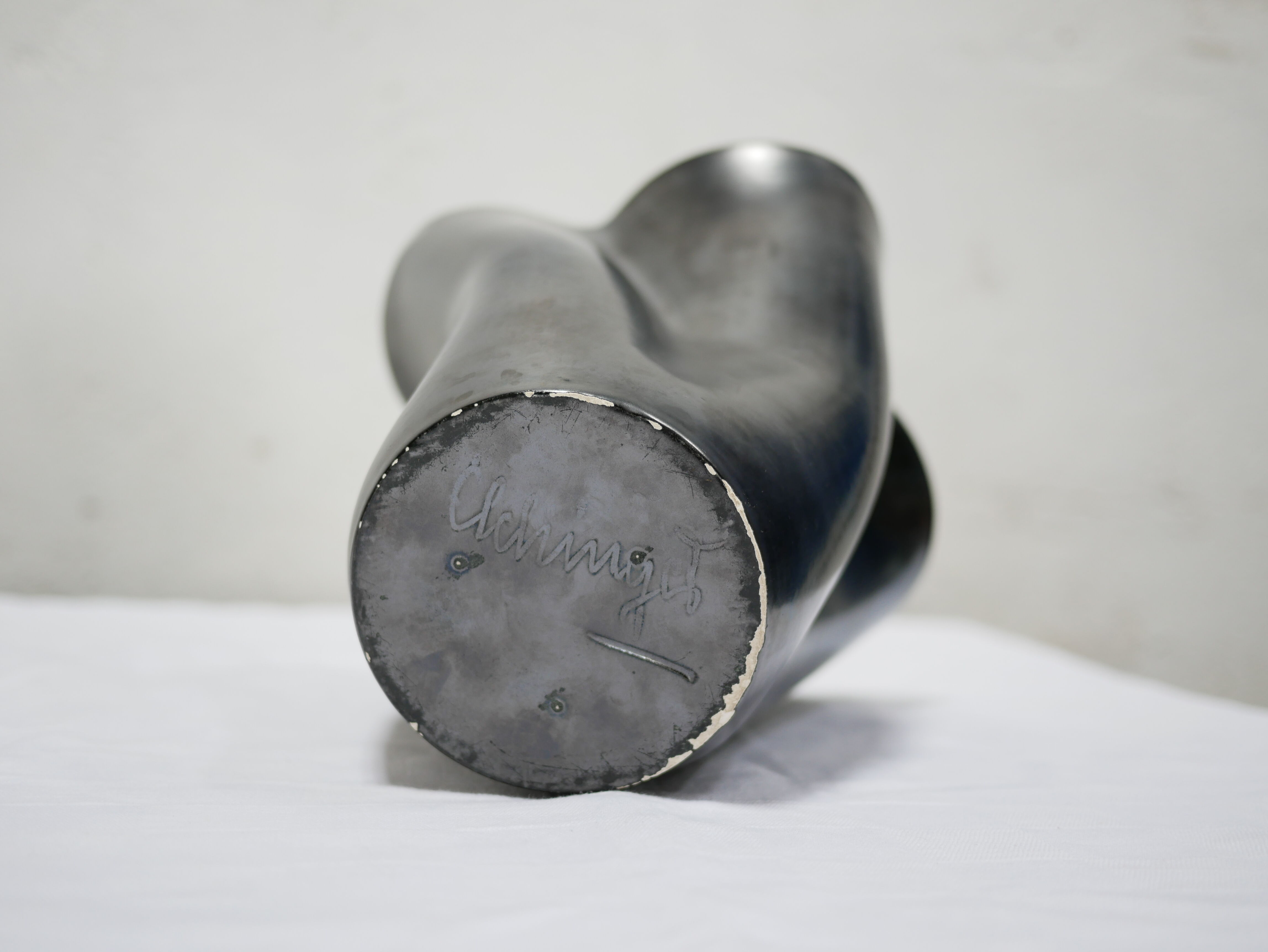 Vintage ceramic vase by Elchinger