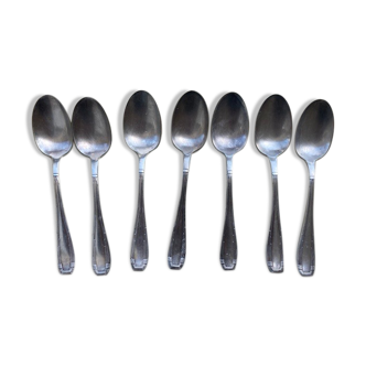 7 tablespoons in silver metal