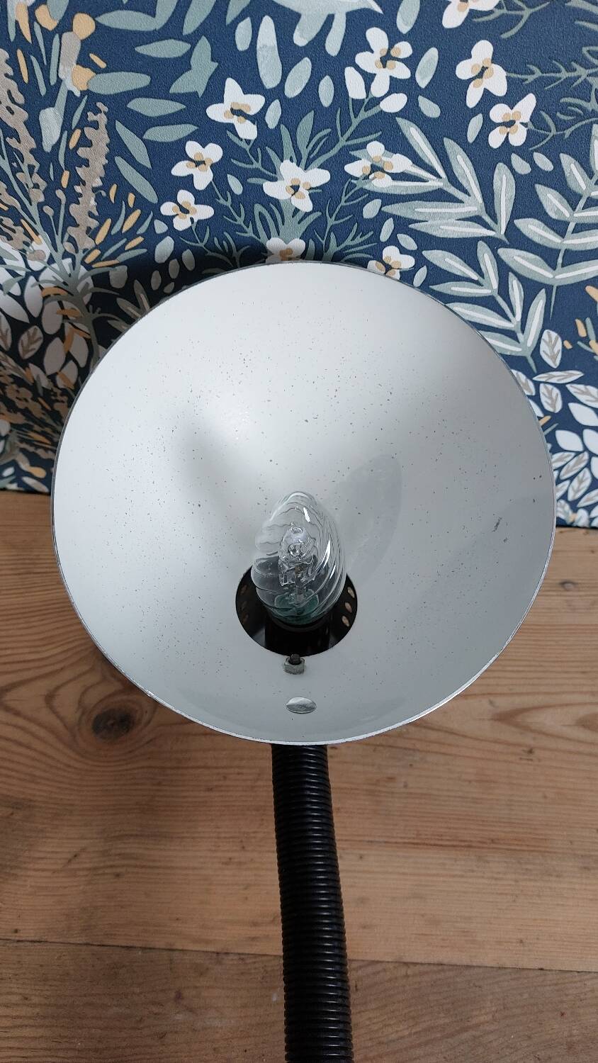 Lampe de bureau vintage Aluminor orientable