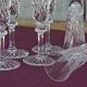 Sammy model series of 6 St. Louis Crystal champagne flutes