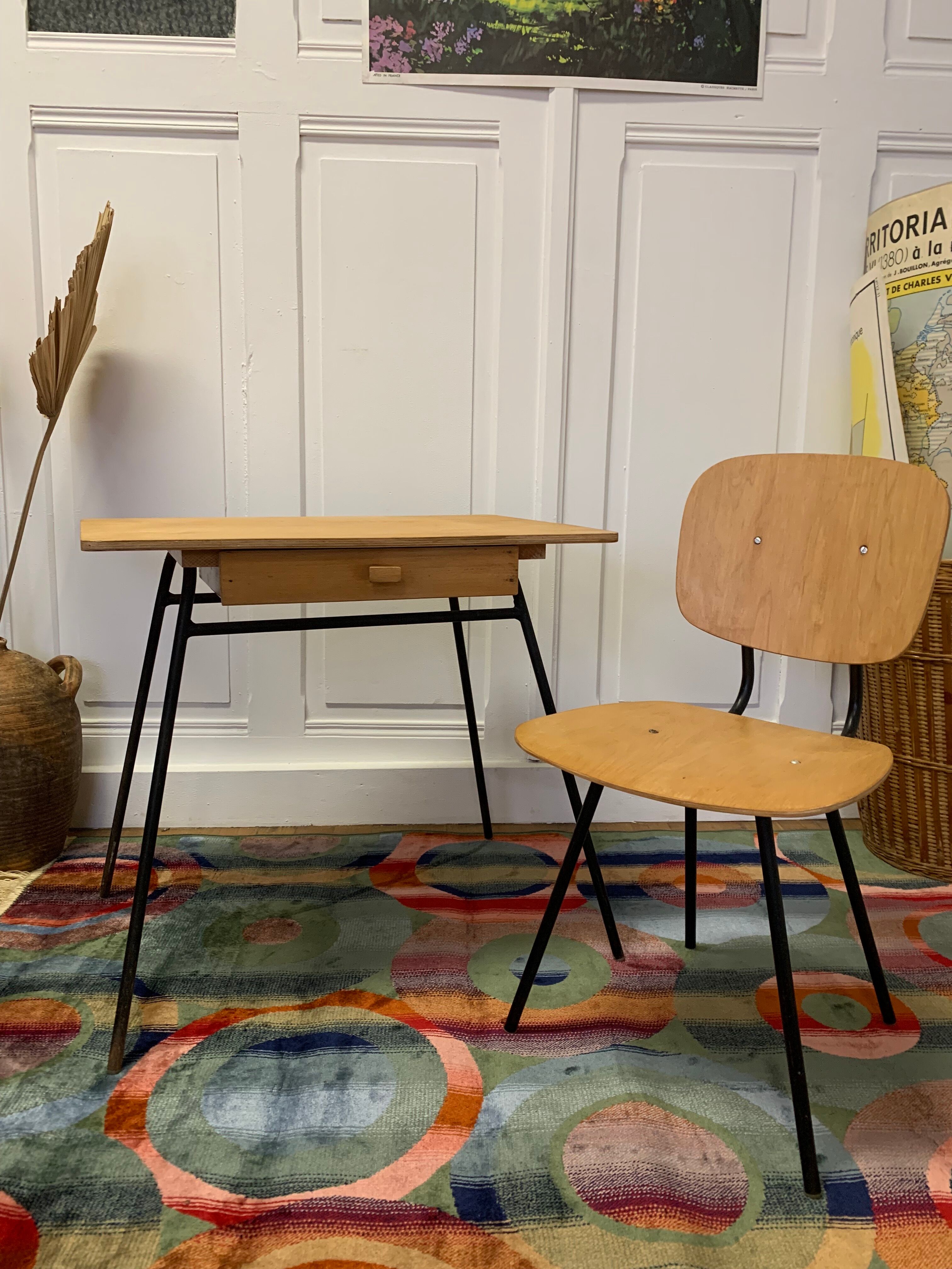 Baumann desk and children's chair set