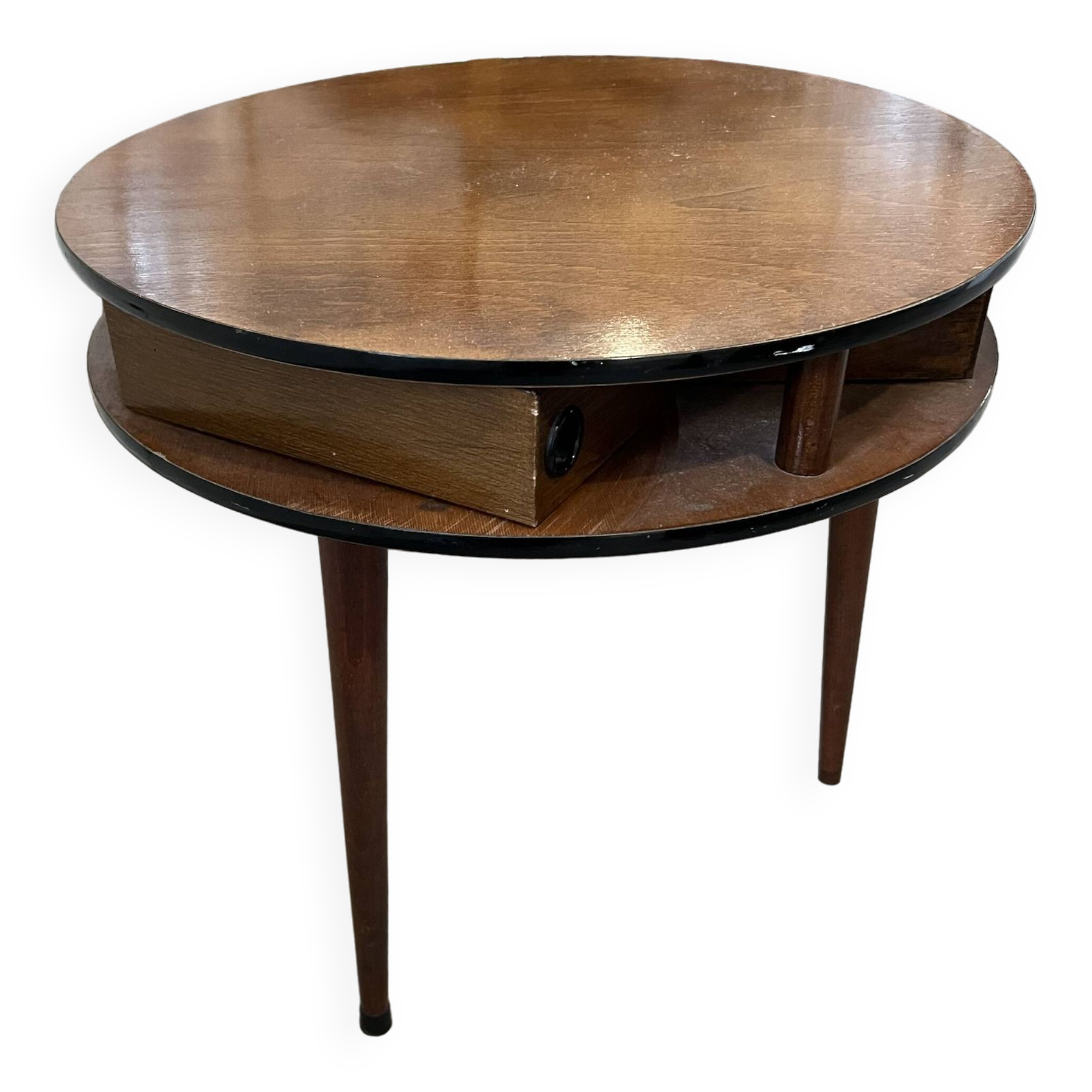 Vintage coffee table with drawers