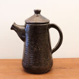 Glazed stoneware coffee maker signed