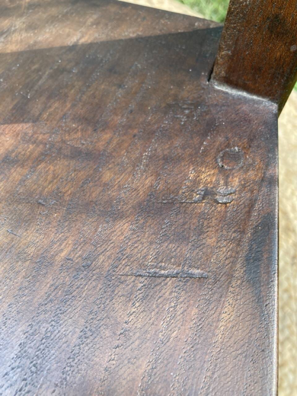 Old wooden children's chair