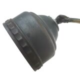 Original 1950s vintage brutalist brass desk lamp