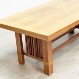 Table à manger Frank Lloyd Wright « 608 Taliesin » signée Cassina, 1986