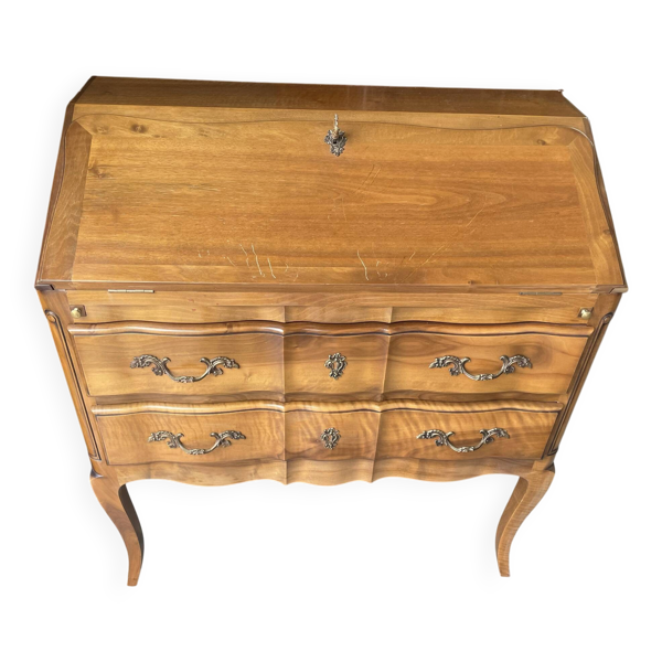 Secretaire en bois, style, Louis XV.