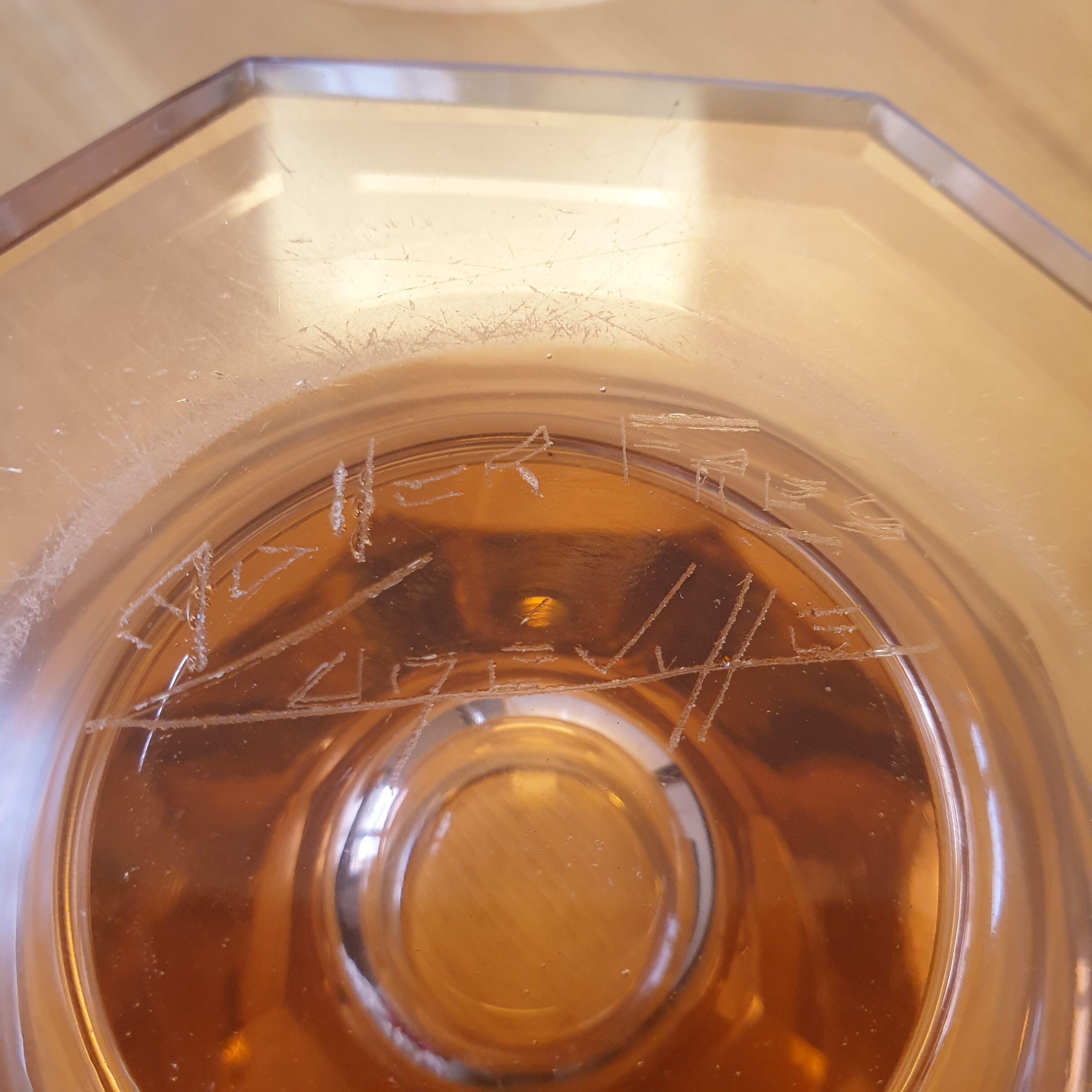 Coupe en verre Muller Fres Lunéville