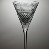 Crystal champagne flutes from the Stuart house