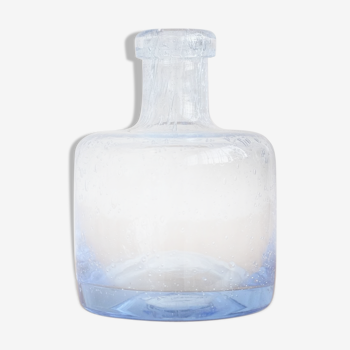 Biot glass soliflore vase