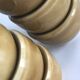 Set of 6 small ceramic candle holders