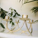 Danish chandelier in silver metal signed