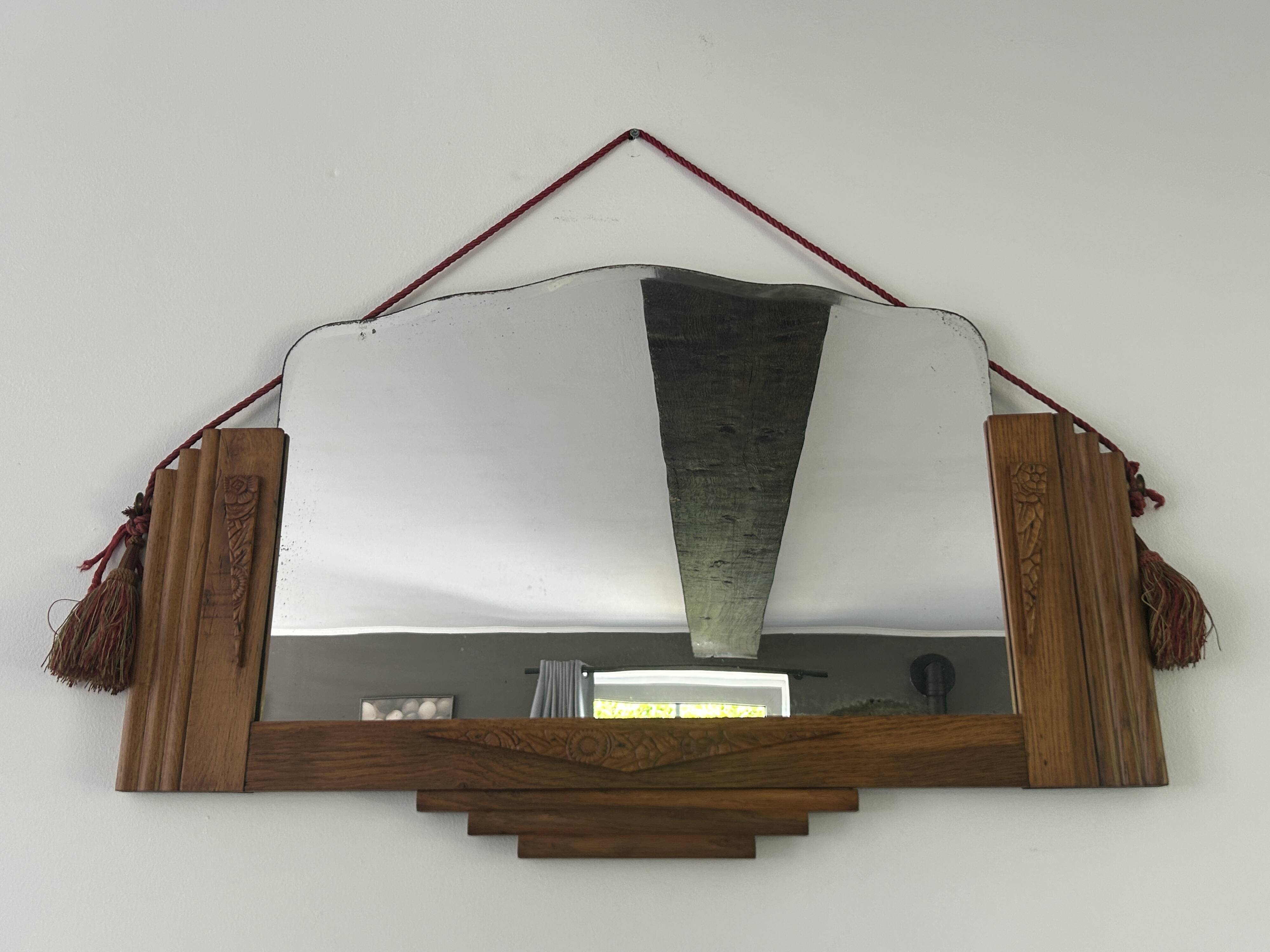 ART DECO period mirror