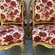 Ensemble de 4 chaises louis xv