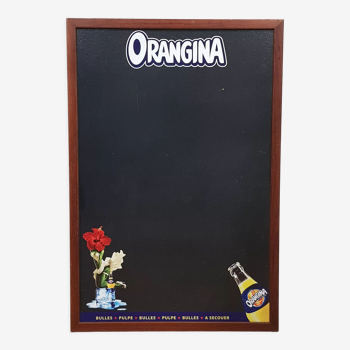 Tableau noir publicitaire Orangina