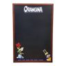 Orangina advertising blackboard