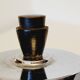 Old tea maker art deco metal and wood