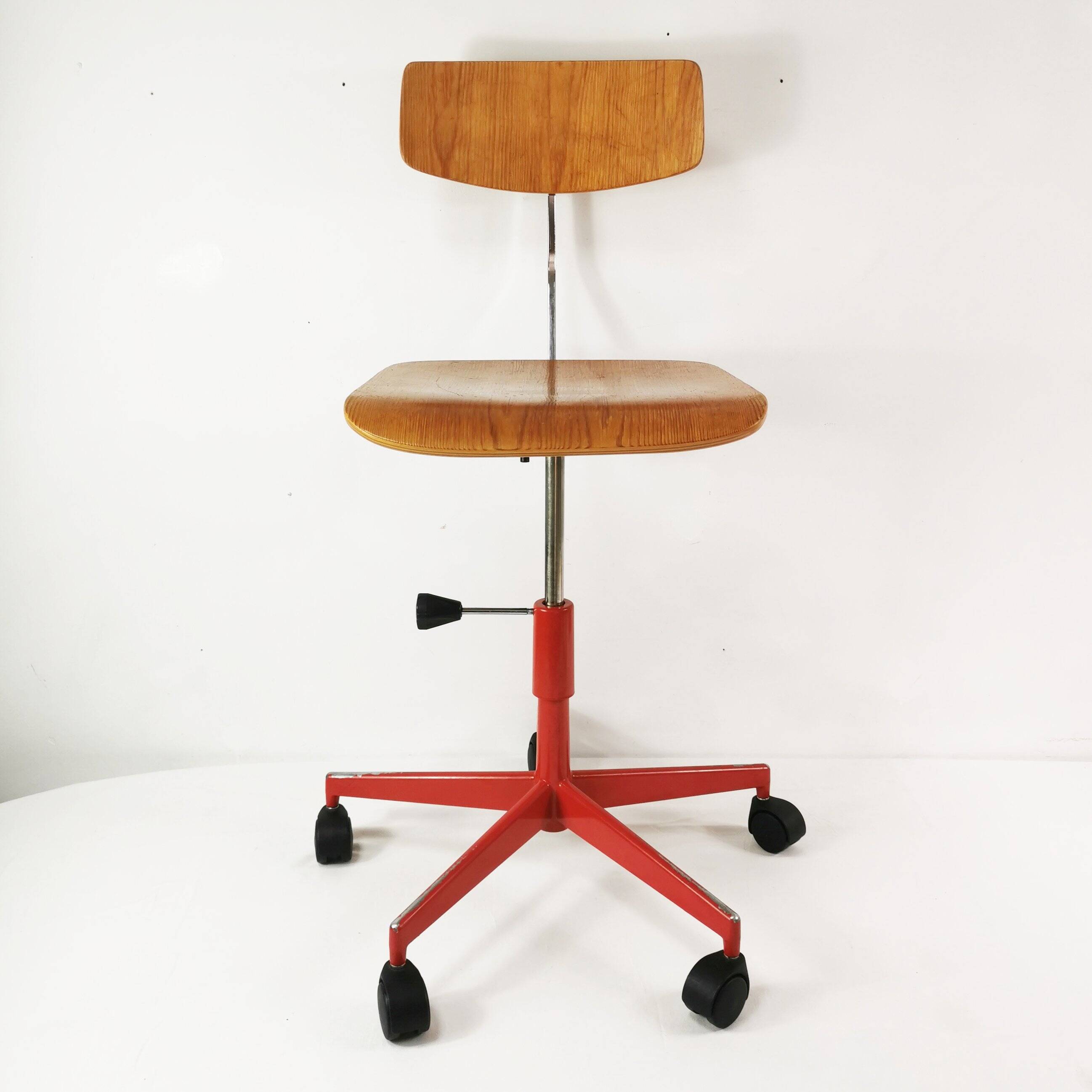 Modernist office chair, Labofa, designed by J. Rasmussen, Denmark, 1960s.