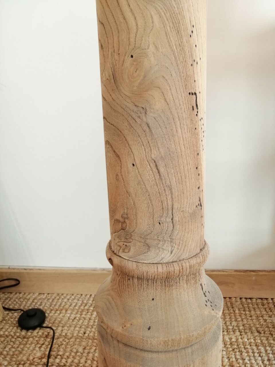 Vintage wooden floor lamp revisited
