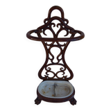 Audemar Guyon bistro enameled cast iron umbrella stand in Dole Jura France