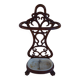 Audemar Guyon bistro enameled cast iron umbrella stand in Dole Jura France