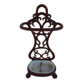 Audemar Guyon bistro enameled cast iron umbrella stand in Dole Jura France