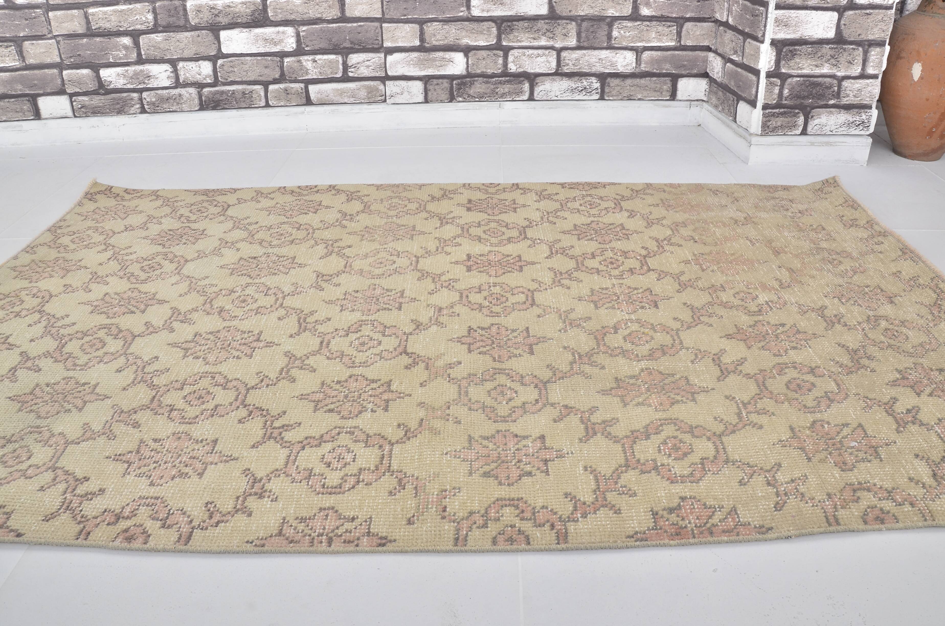 Oushak Neutral Handknotted Rug  sku 874