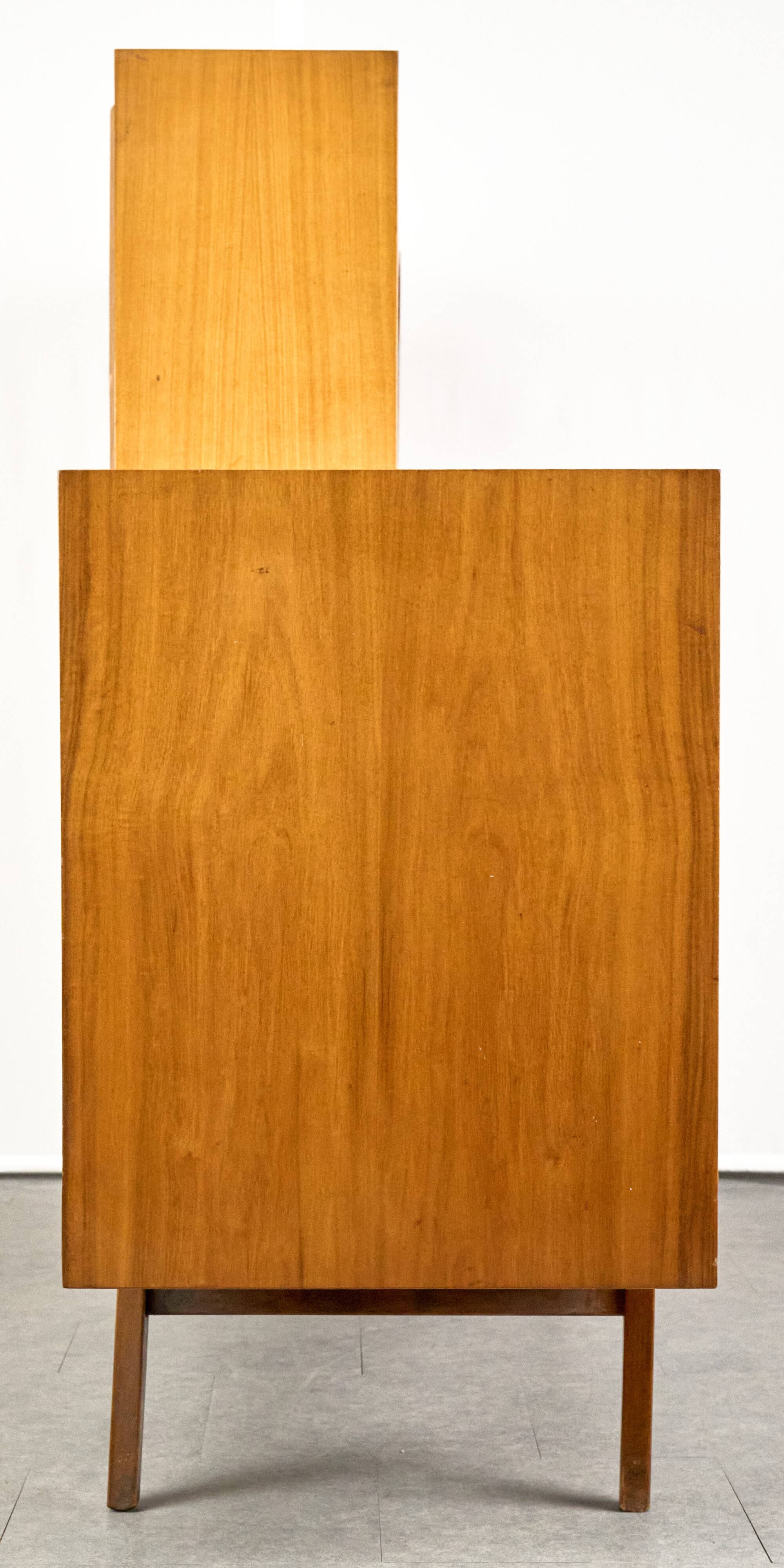 Midcentury Wooden Sideboard, Sześciolatka, Poland, 1969