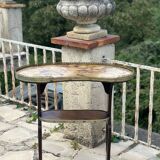 Petit Guéridon en acajou de forme Rognon de style Louis XVI
