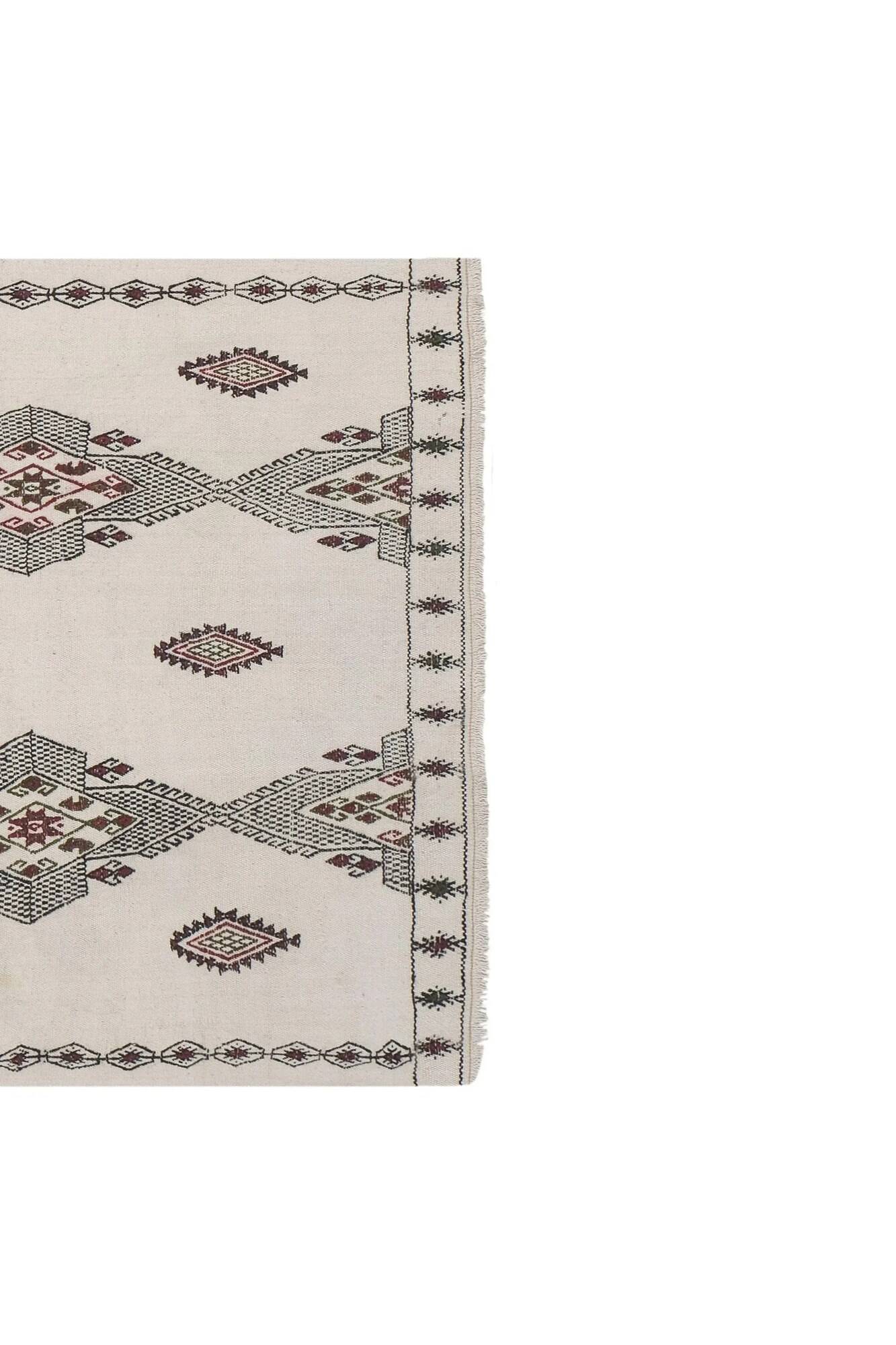 Vintage Turkish kilim, handwoven, 94x215 cm.