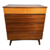 Mid-Century Retro Vintage Teak Chest of Drawers by Meredew (1960s) – Design