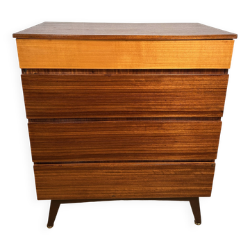 Mid-Century Retro Vintage Teak Chest of Drawers by Meredew (1960s) – Design