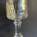 6 verres à vin – cristal léger taillé