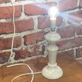 Alabaster lamp base