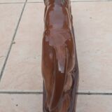 Lion stylized art deco earthenware of Saint Clement