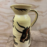 Bull pitcher from Meyssac pottery prehistoric style Corrèze