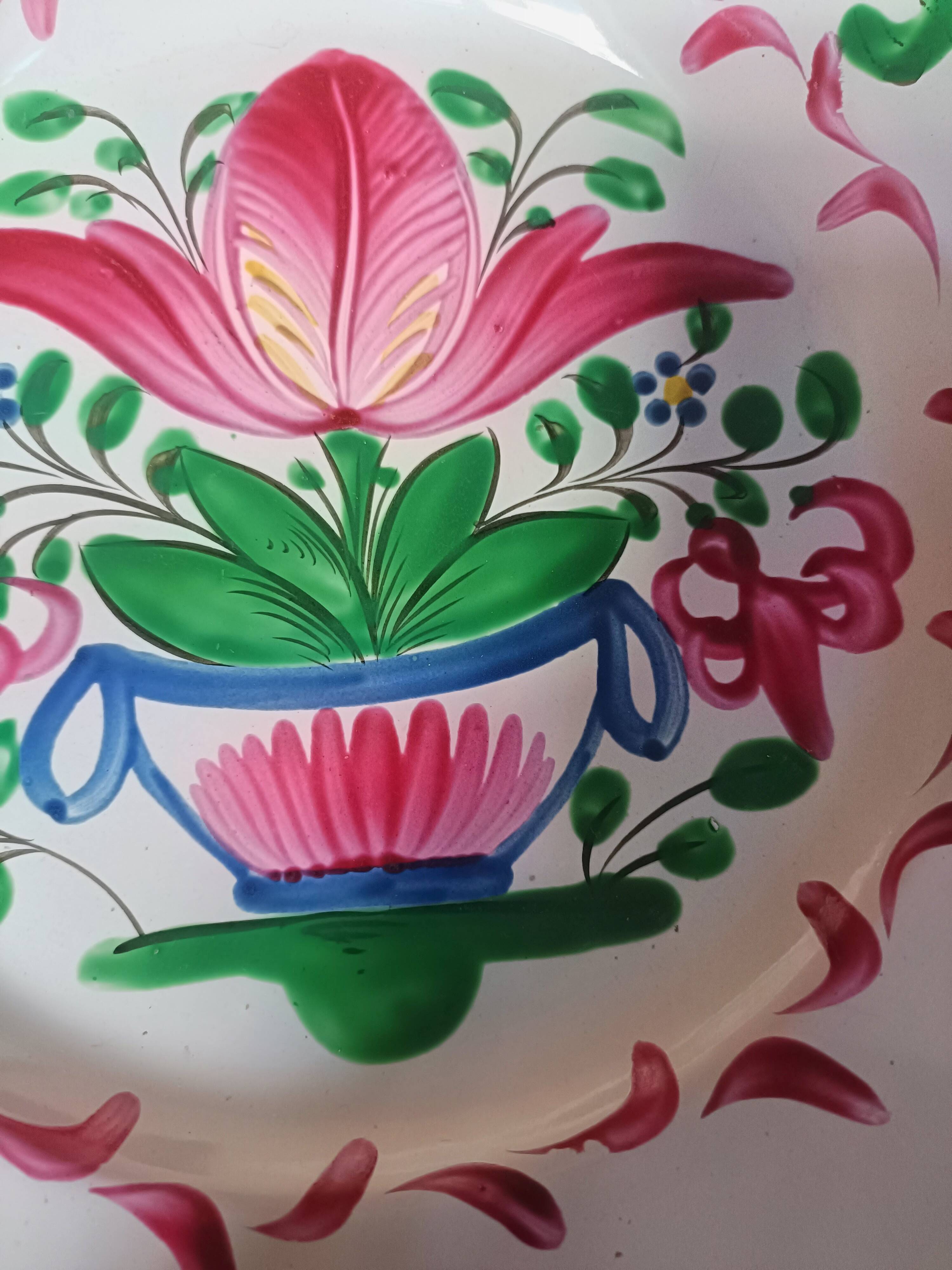Assiette faïence St Clément XIXème