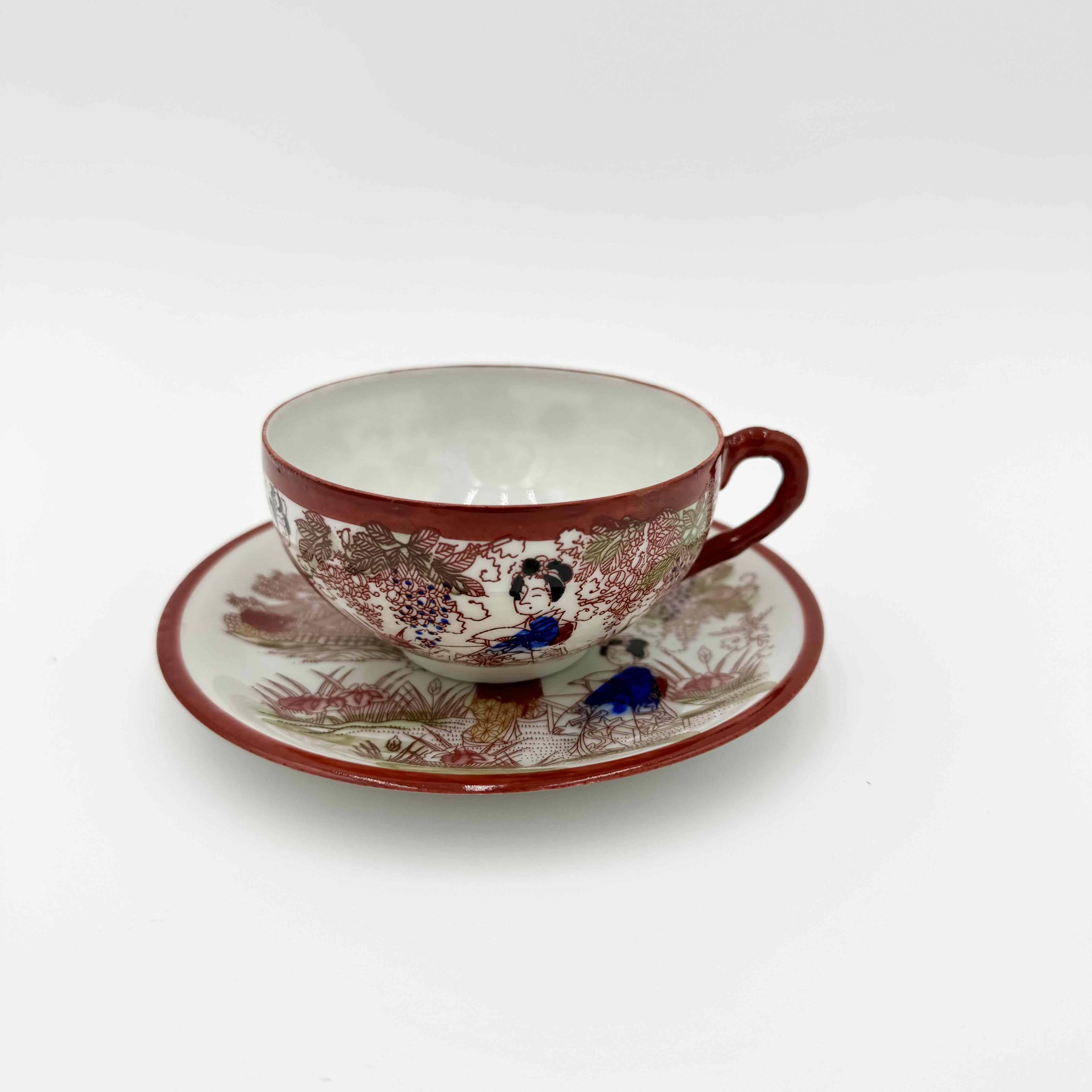 Japanese fine porcelain tea set