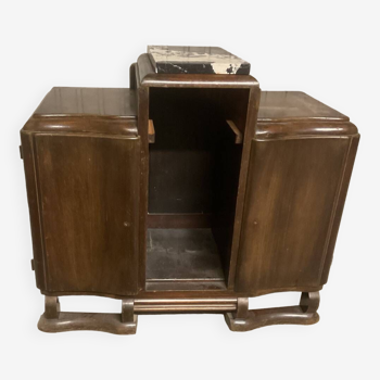 Meuble de rangement bois années 50