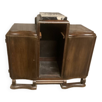 Meuble de rangement bois années 50