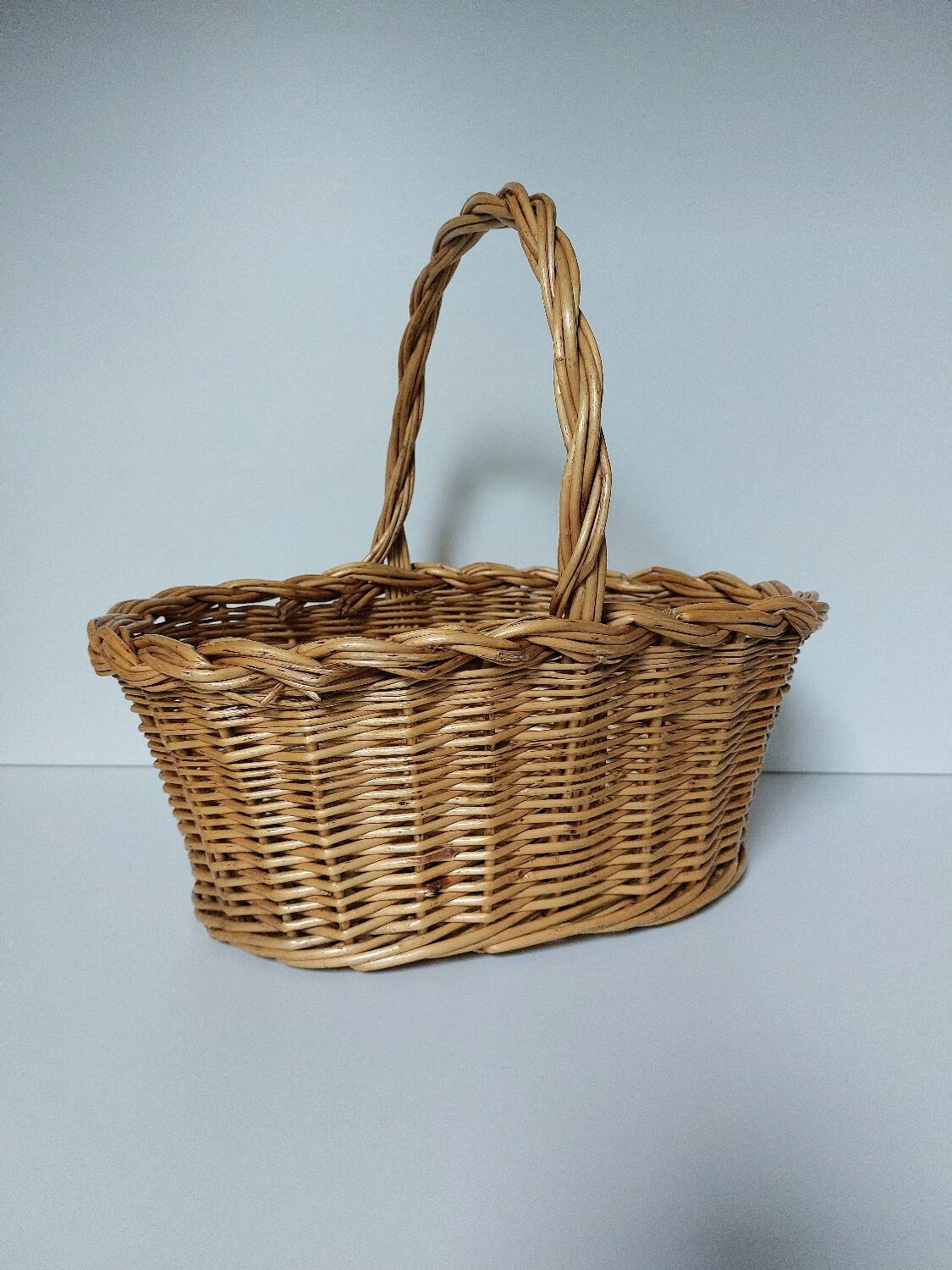 Panier osier tressé
