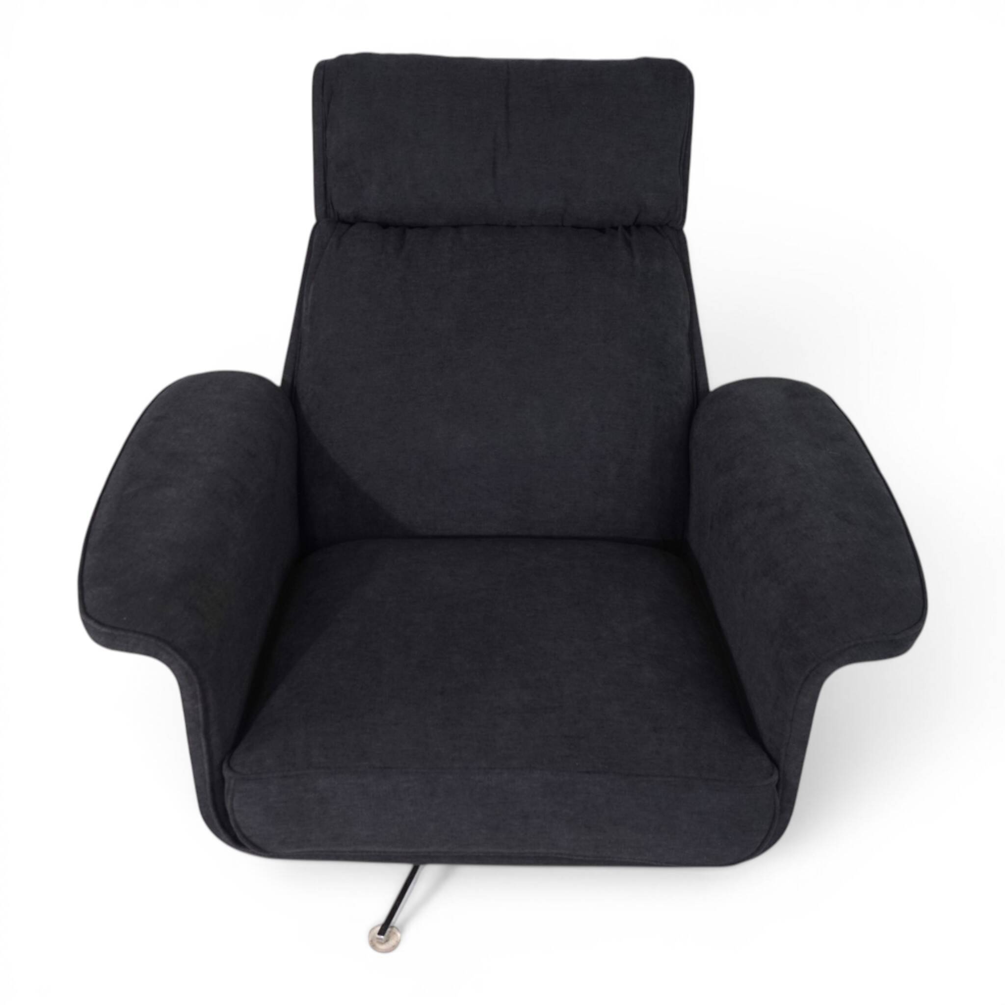 Kaufeld Siesta 62 lounge chair with ottoman by Jacques Brule, 1960