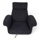 Kaufeld Siesta 62 lounge chair with ottoman by Jacques Brule, 1960