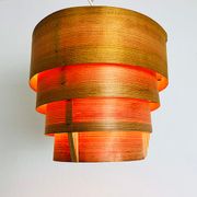 Wooden pendant lamp by Hans-Agne Jakobsson, Sweden, 1960s