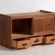 Old low cabinet with sliding doors – Taishō / Showa period (c. 1920-1970) #12