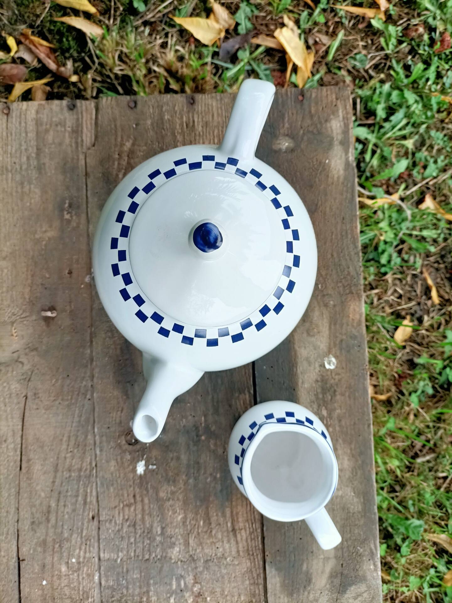 Retro Brass Teapot and Milk Jug Set, Country Style 💐
