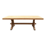 Solid oak monastery table