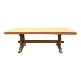 Solid oak monastery table